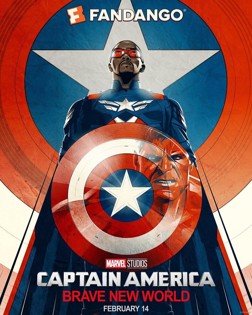 Póster promocional ‘Capitán América: Brave New World’