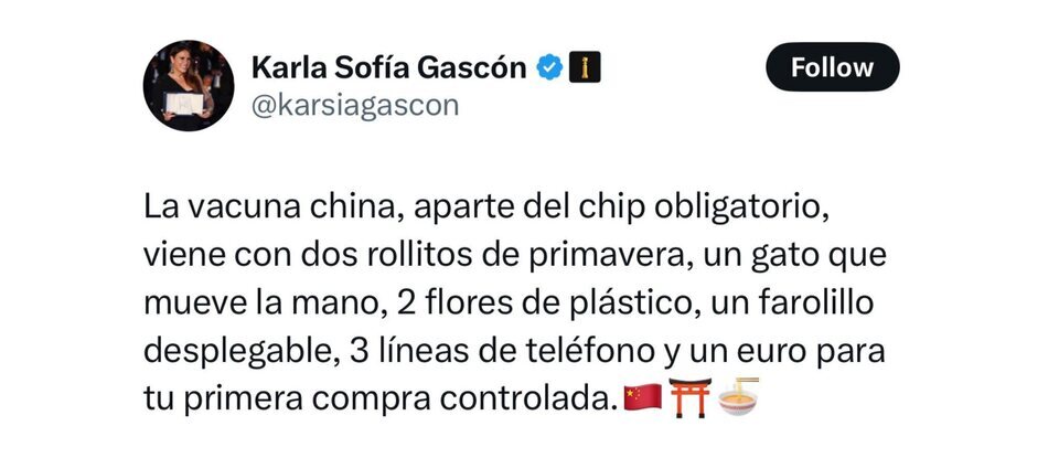 Tweets Karla Sofía Gascón