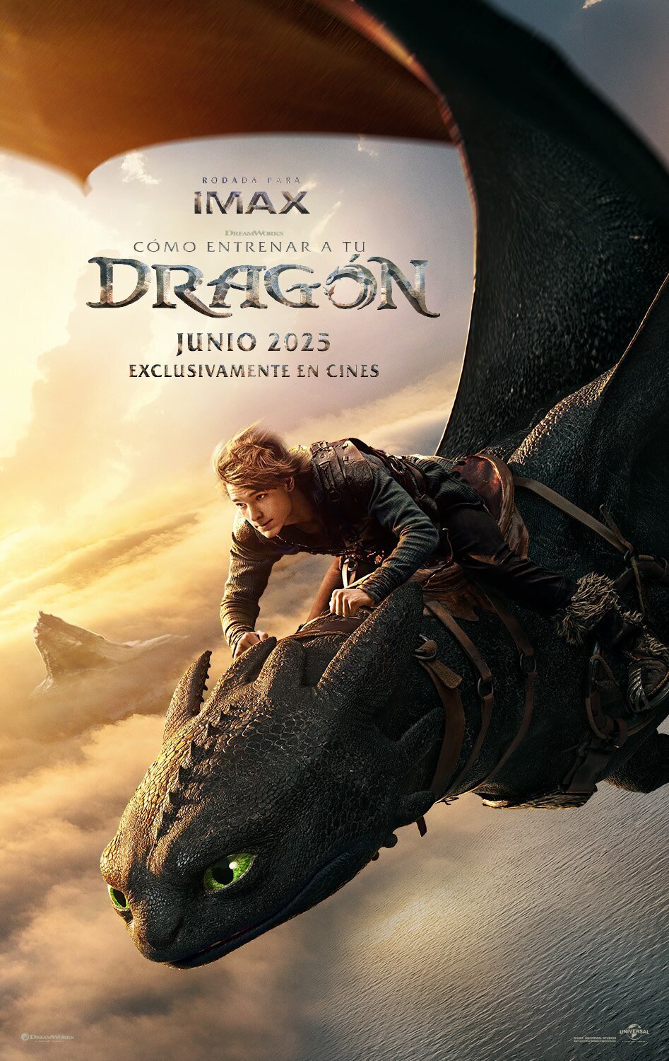 Hipo y Desdentao en nuevo póster de 'Cómo entrenar a tu dragón'