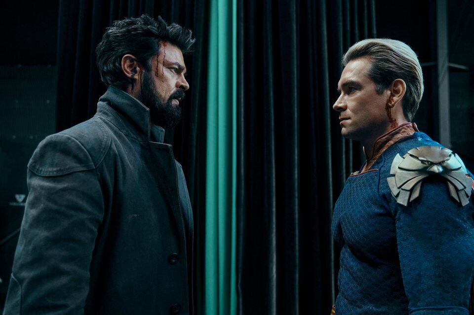 Karl Urban y Antony Starr en 'The Boys'