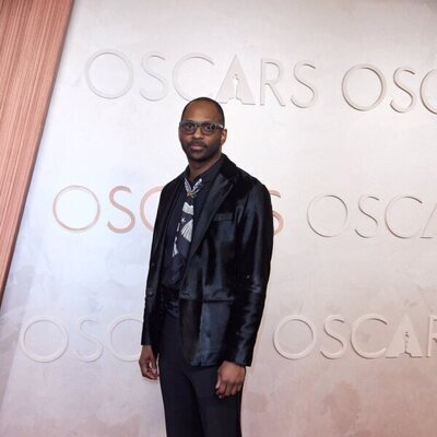  RaMell Ross en la alfombra roja de los Oscar 2025