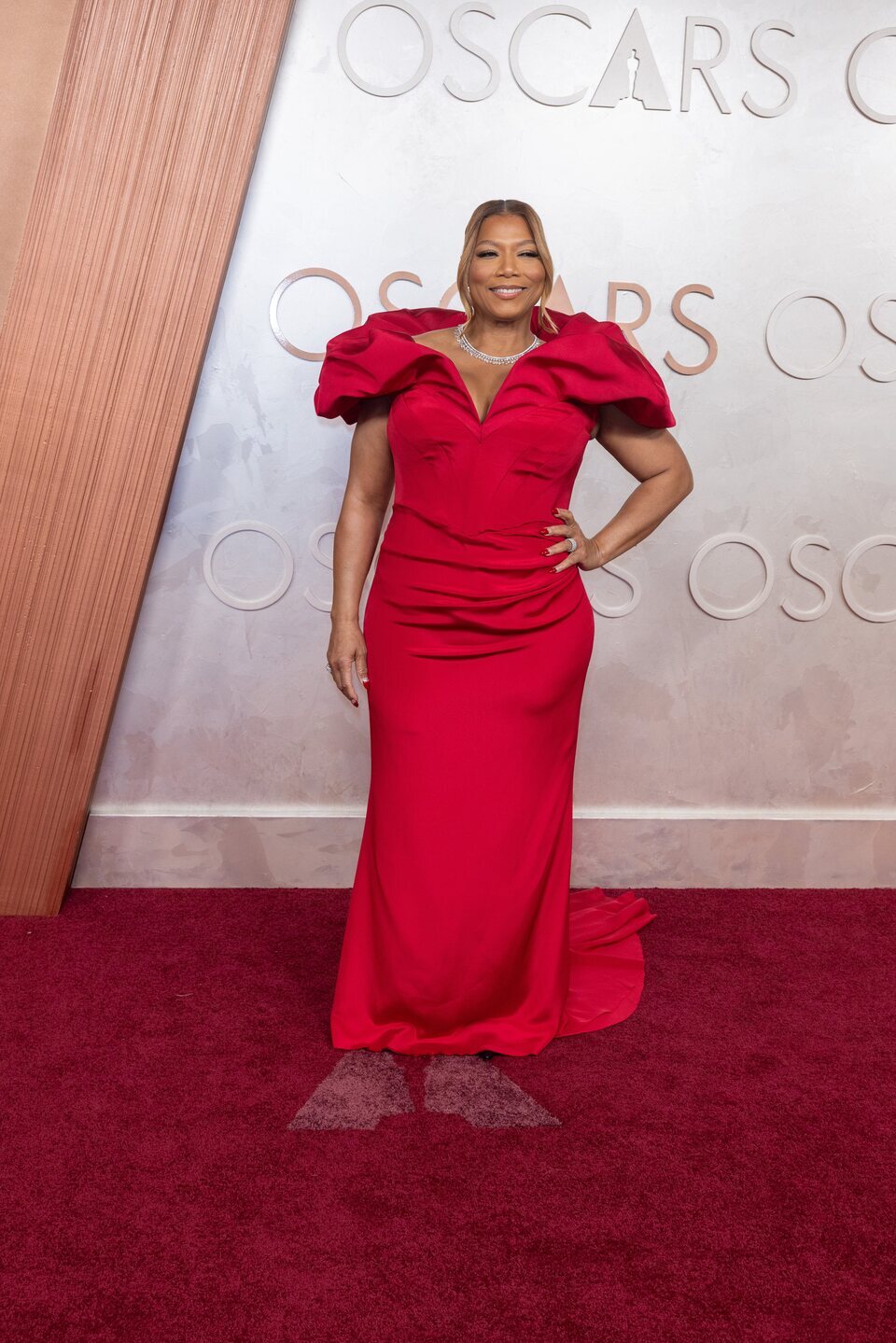 Queen Latifah en la alfombra roja de los Oscar 2025