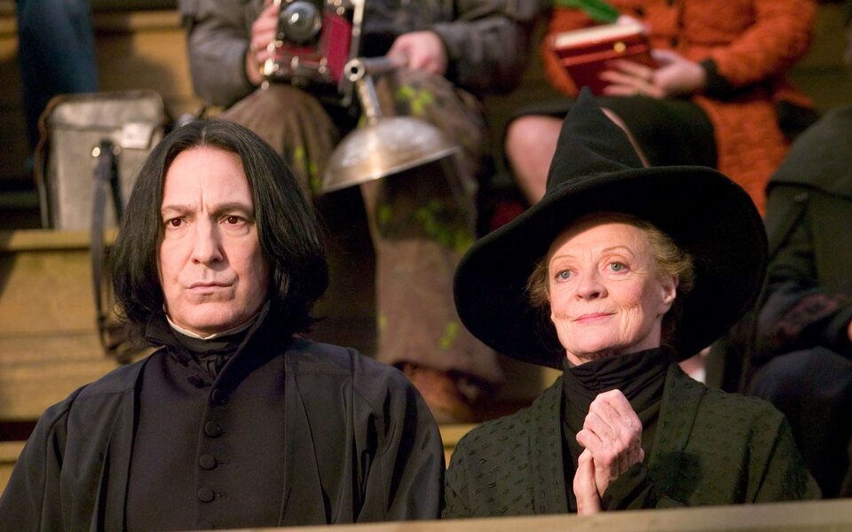 Alan Rickman y Maggie Smith interpretaron Snape y McGonagall en 'Harry Potter'