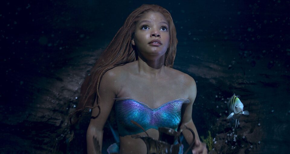 Halle Bailey en 'La sirenita' (2023)