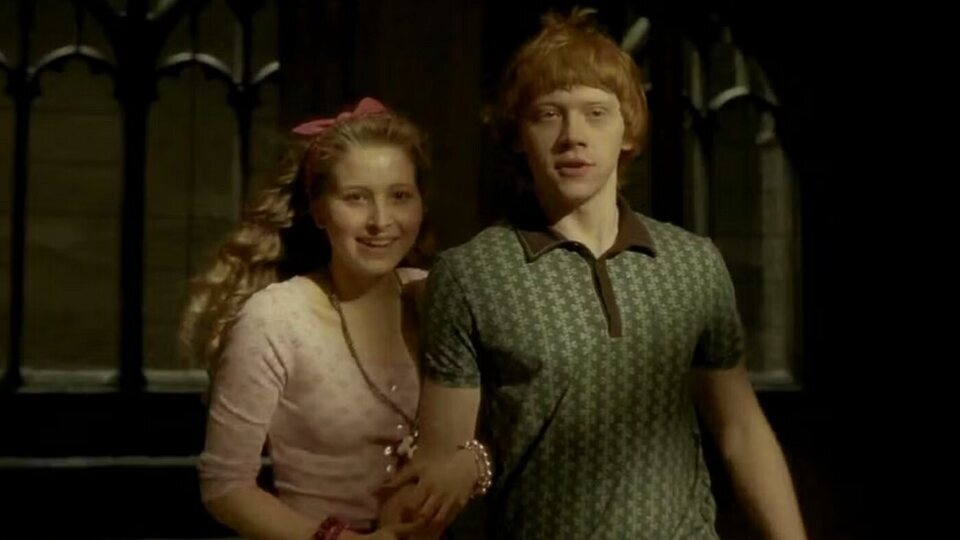 Lavender Brown y Ron Weasly