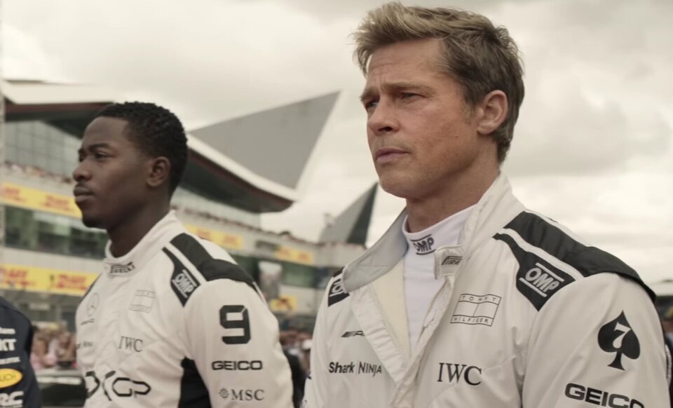 Damson Idris y Brad Pitt en 'F1'