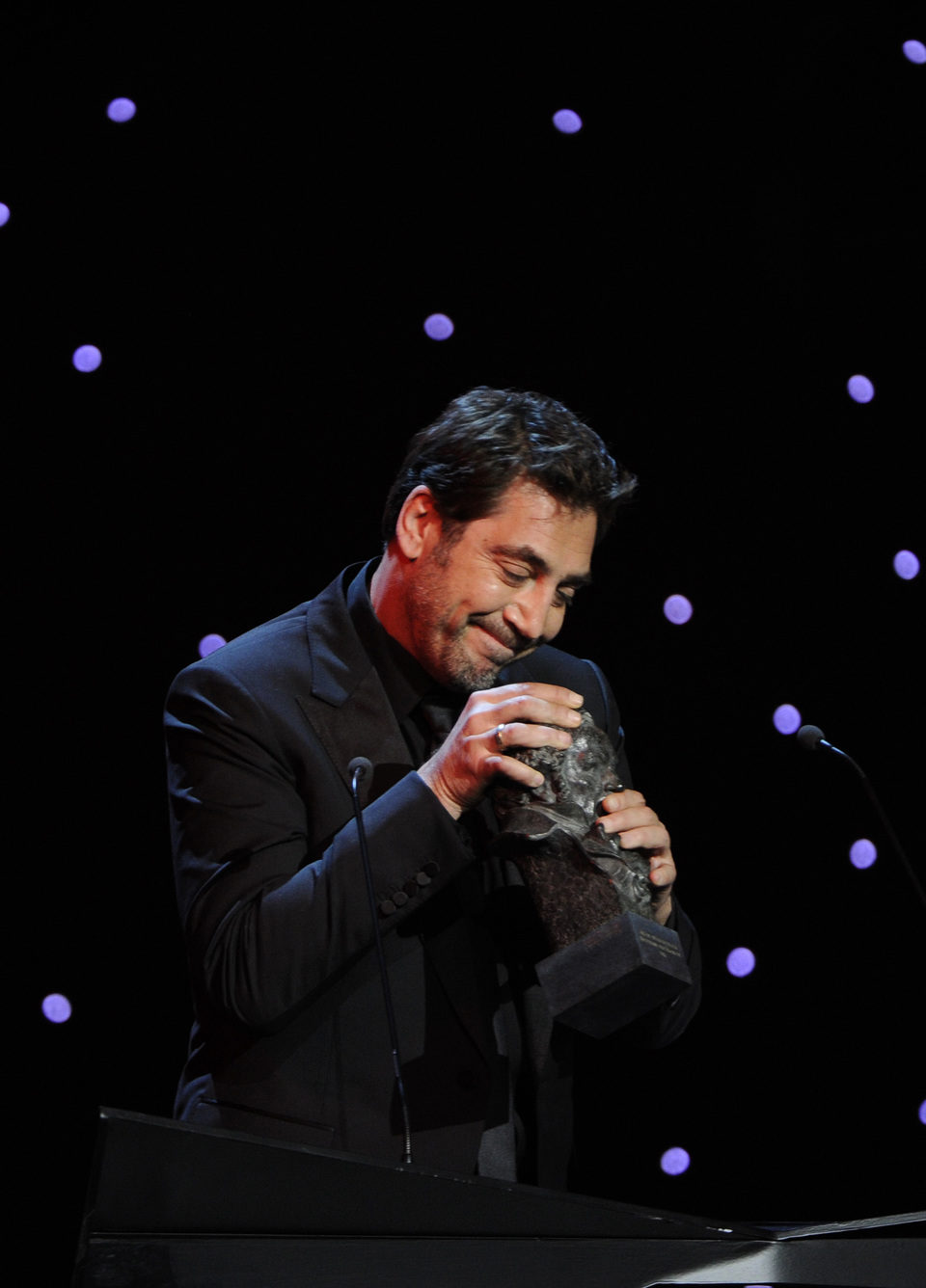 Javier Bardem en los Goya 2011