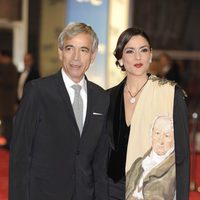 Imanol Arias e Irene Meritxell en los Goya 2011