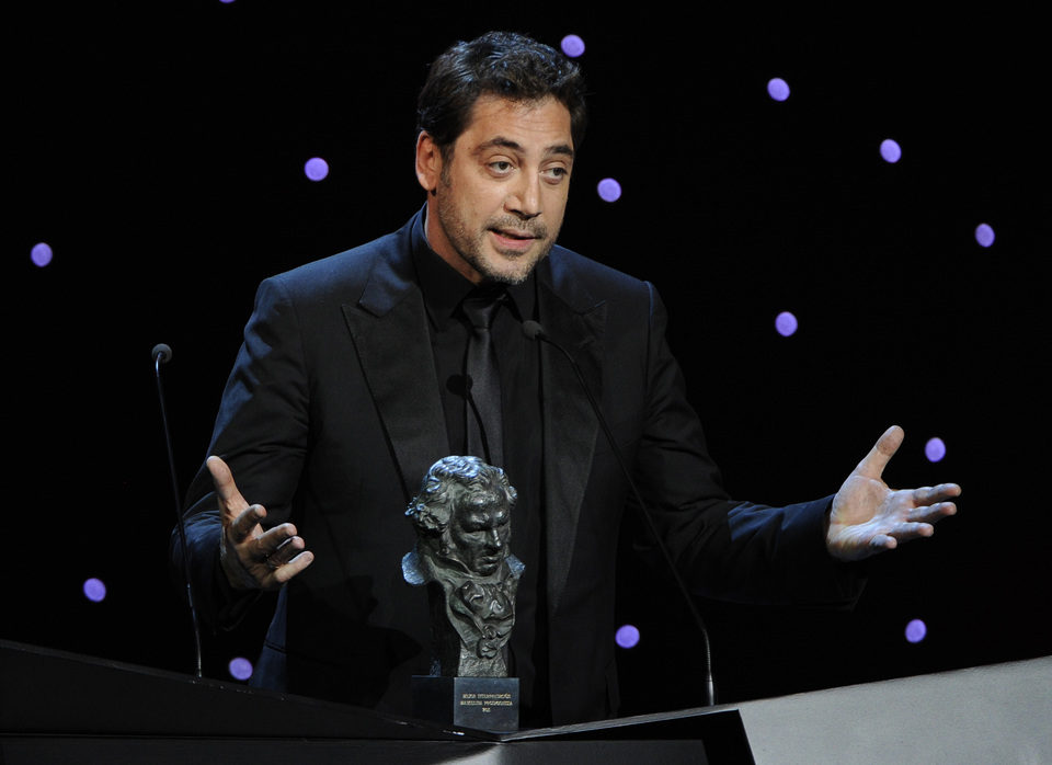 Javier Bardem recoge el Goya a Mejor Actor