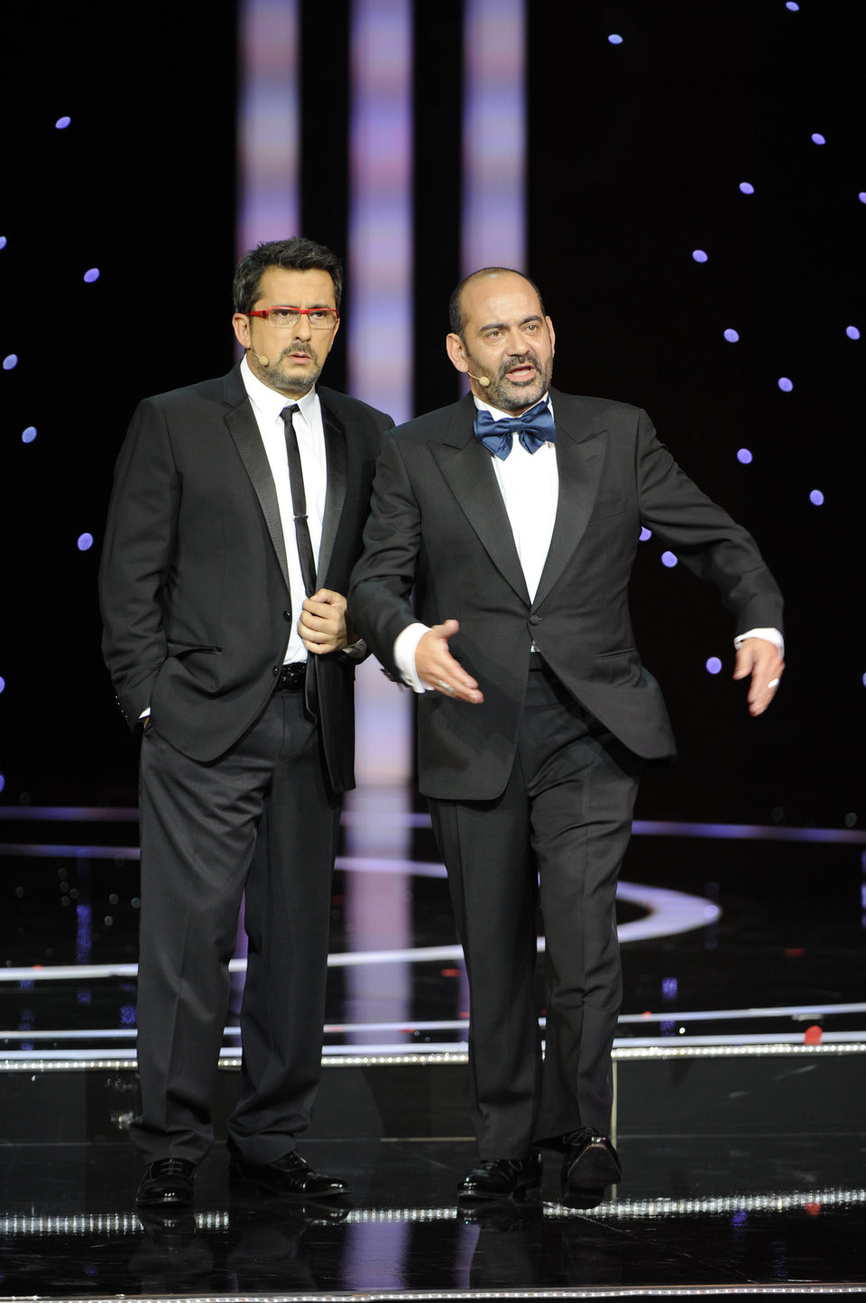 Andreu Buenafuente y José Corbacho, en la gala de los Goya 2011