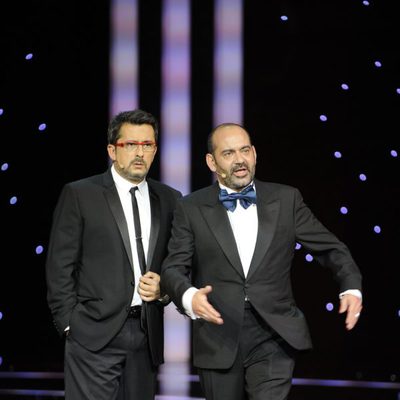 Andreu Buenafuente y José Corbacho, en la gala de los Goya 2011