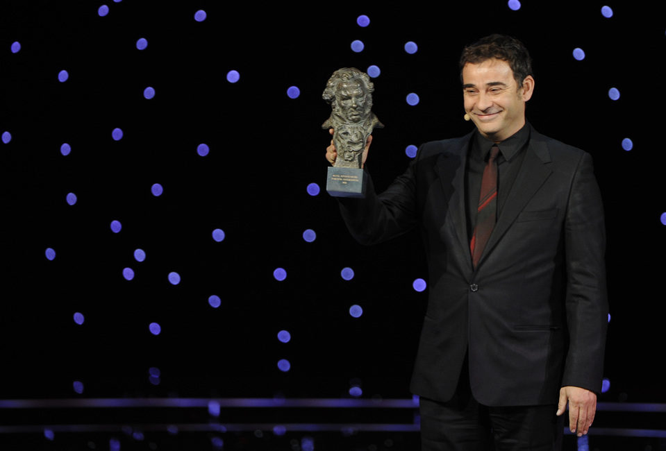 Eduard Fernández, en la gala de los Goya 2011