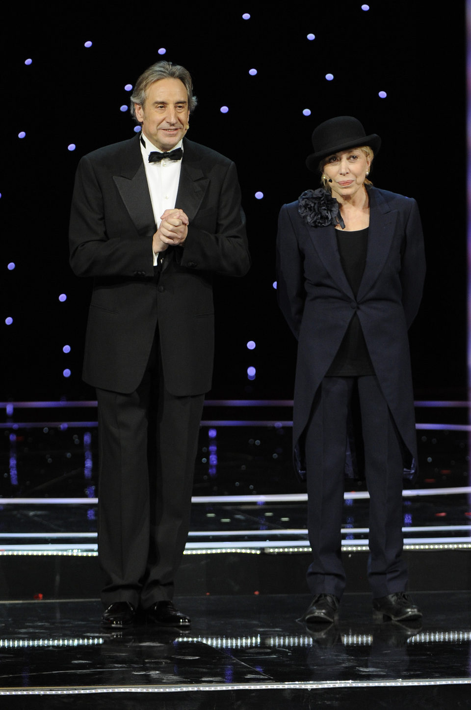 Juanjo Puigcorbé y Rosa María Sardá, en los Goya 2011