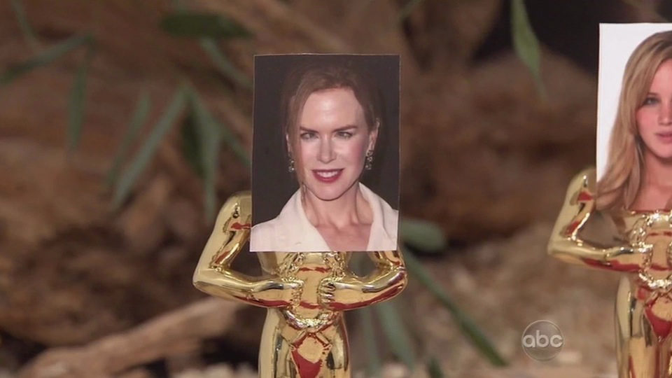 Nicole Kidman bizca para la zarigüeya Heidi