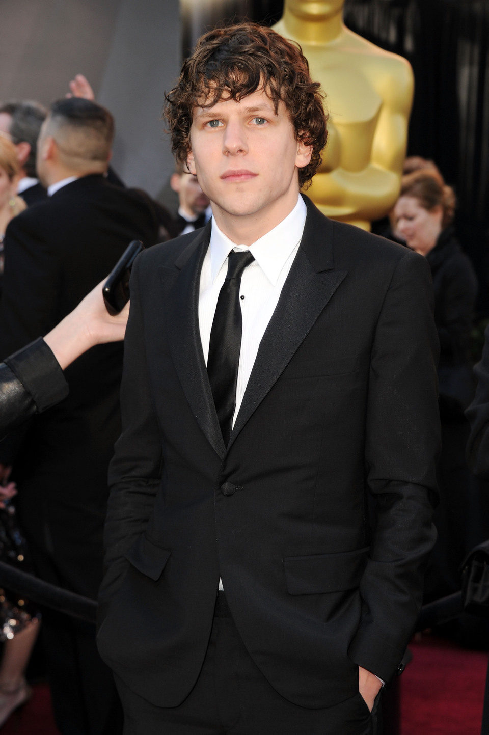 Jesse Eisenberg llega a los Oscar 2011