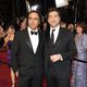 Javier Bardem y Alejandro González Iñárritu en los Oscar 2011