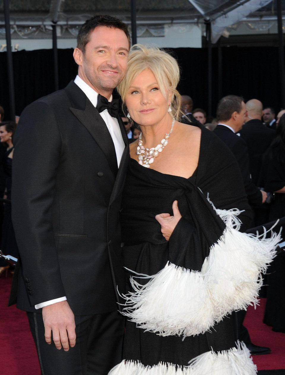 Hugh Jackman y Deborra-Lee Furness en los Oscar 2011