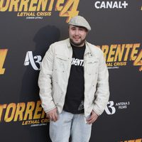 Kiko Rivera "Paquirrín" en la rueda de prensa de 'Torrente 4'