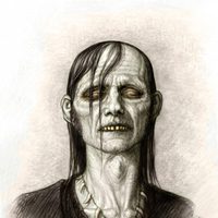 Concept art de un zombie de 'Piratas del Caribe: En mareas misteriosas'