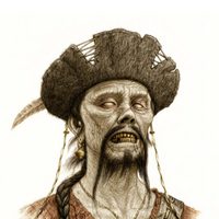 Concept art de un zombie de 'Piratas del Caribe: En mareas misteriosas'