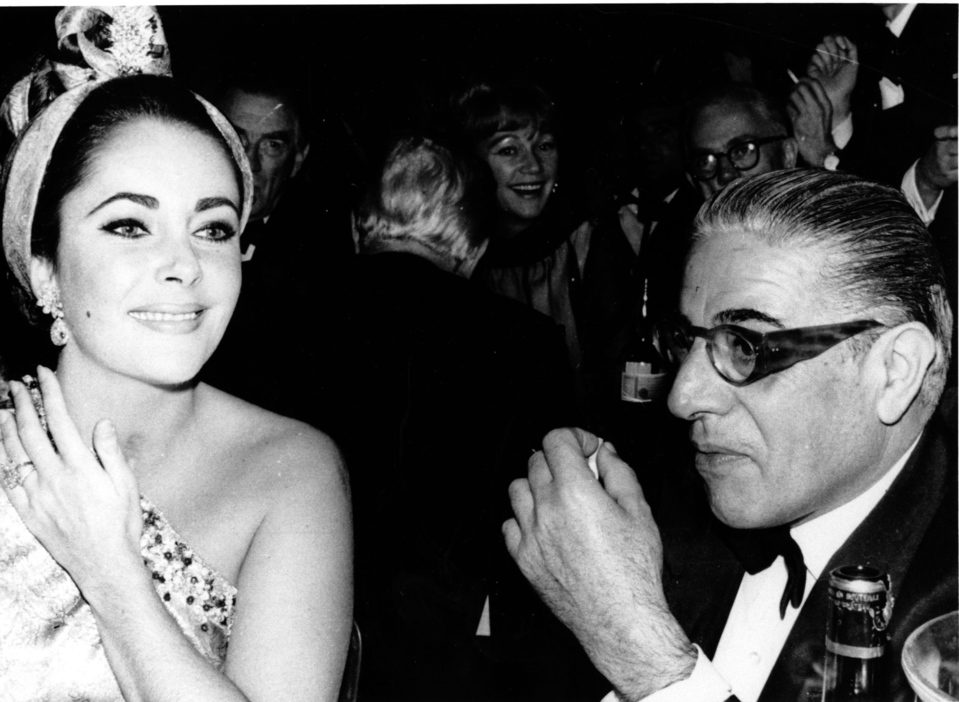 Elizabeth Taylor con Aristotle Onasis