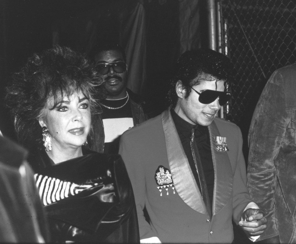 Elizabeth Taylor con Michael Jackson