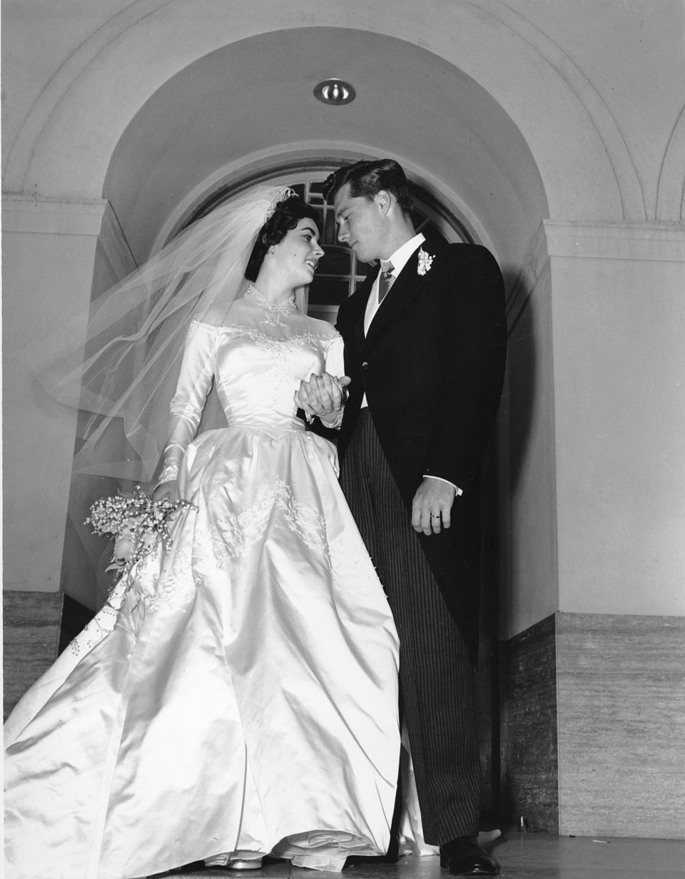 Elizabeth Taylor con Conrad Hilton