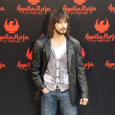 David Janer posa en el photocall de 'Águila Roja, la película'