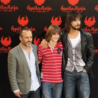 Javier Gutiérrez, Guillermo Campra y David Janer, de 'Águila Roja, la película'