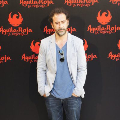 Santiago Molero en la rueda de prensa de 'Águila Roja, la película'