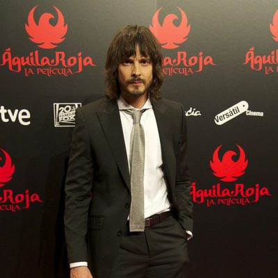 David Janer posa en la premiére de 'Águila Roja, la película'