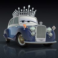 La Reina de Inglaterra motorizada para 'Cars 2'