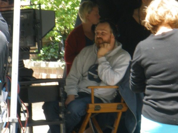 El director Marc Webb en el set de 'The amazing Spider-Man'