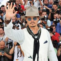 Johnny Depp en el photocall de 'Piratas del Caribe: En mareas misteriosas'