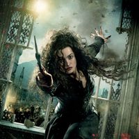 Banner de Bellatrix de 'Harry Potter y las reliquias de la muerte: Parte 2'