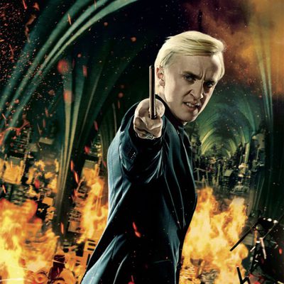 Banner de Draco de 'Harry Potter y las reliquias de la muerte: Parte 2'