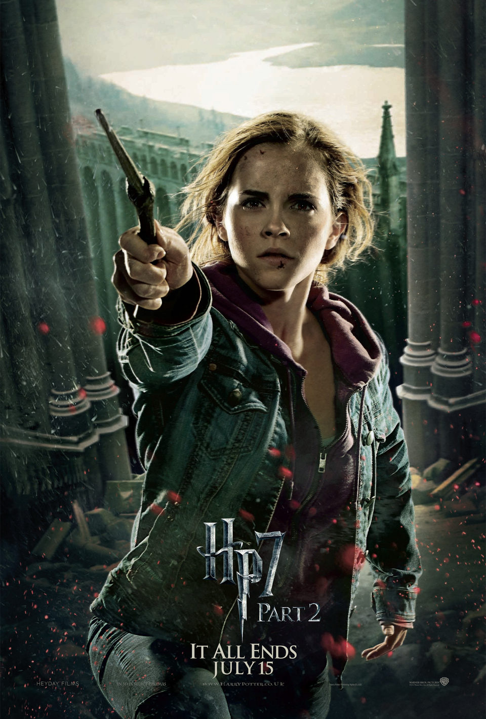 Banner de Hermione de 'Harry Potter y las reliquias de la muerte: Parte 2'