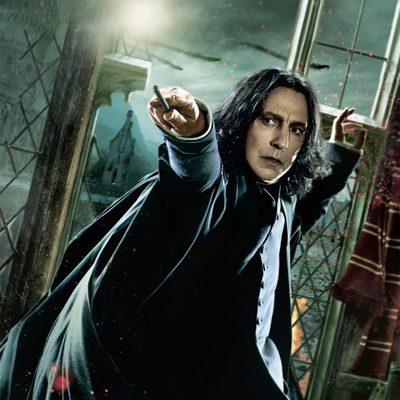 Banner de Snape de 'Harry Potter y las reliquias de la muerte: Parte 2'