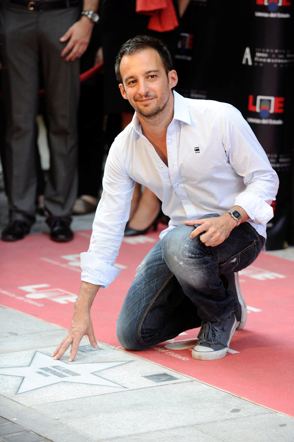 Alejandro Amenábar en la Calle de las Estrellas de Madrid