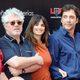 Pedro Almodóvar, Penélope Cruz y Javier Bardem en la Calle de las Estrellas