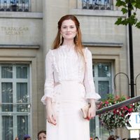 Bonnie Wright llega a la premiére en Londres de 'Las reliquias de la muerte: Parte 2'