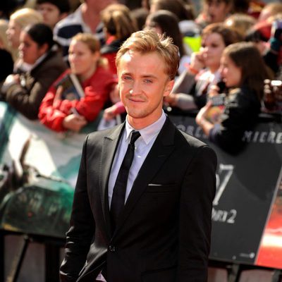 Tom Felton en la premiére de 'Harry Potter y las reliquias de la muerte: Parte 2'