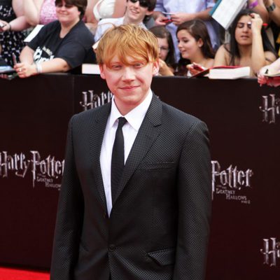 Rupert Grint en la presentación neoyorkina de Harry Potter