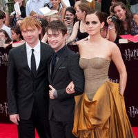 El trío protagonista de Harry Potter en Nueva York