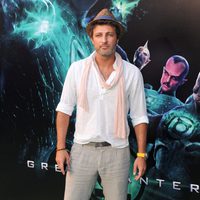 Jesús Olmedo en la premiére de 'Green Lantern'