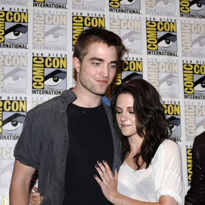 Robert Pattinson y Kristen Stewart en la Comic-Con 2011