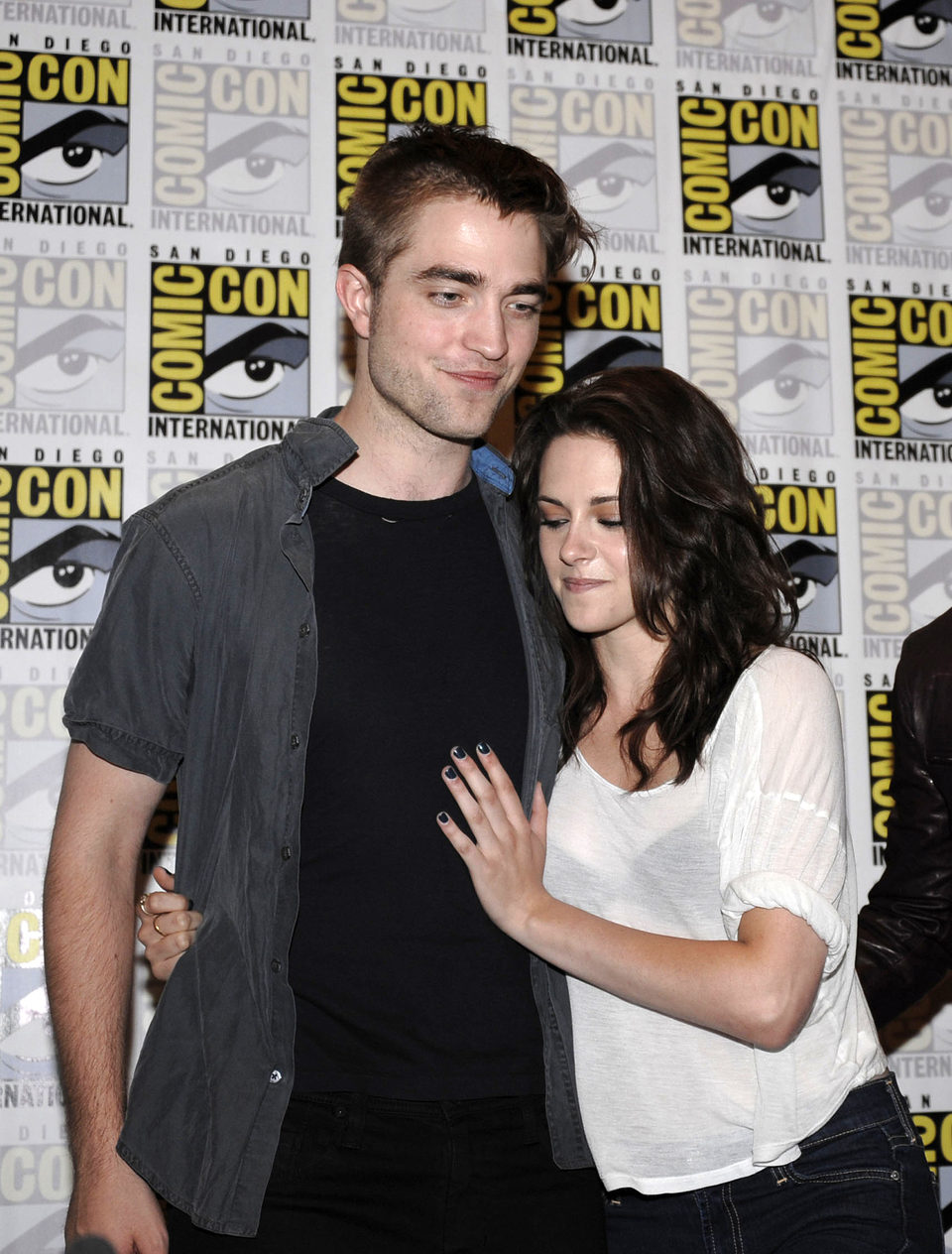 Robert Pattinson y Kristen Stewart en la Comic-Con 2011