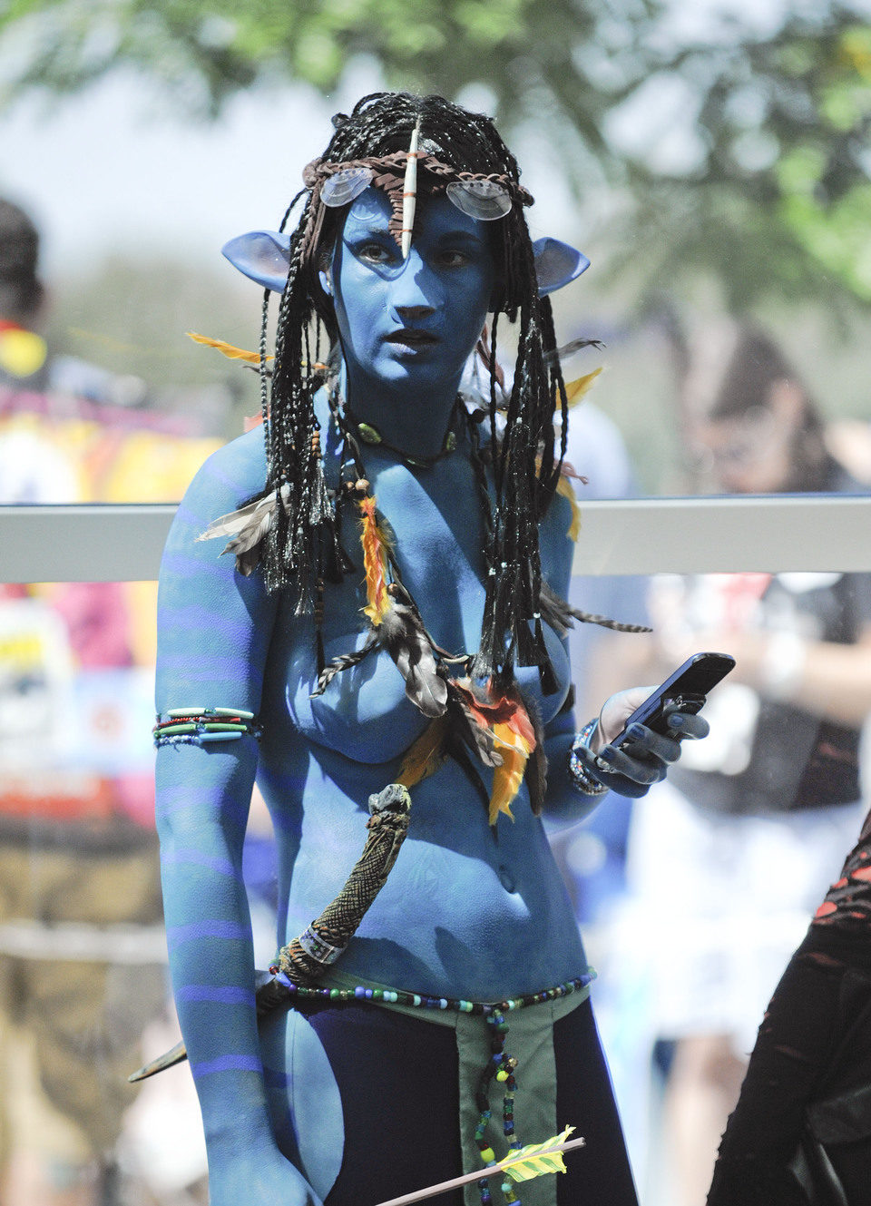 Cosplay de Neytiri de 'Avatar' en la Comic-Con 2011