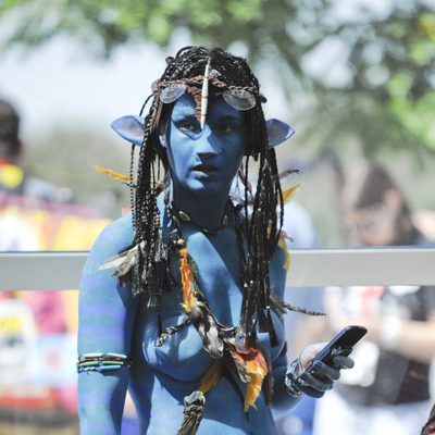 Cosplay de Neytiri de 'Avatar' en la Comic-Con 2011