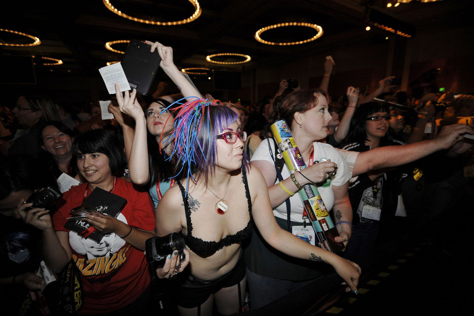 Fans enloquecidas en la Comic-Con 2011